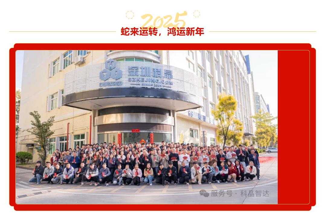 開工第一天，紅包祝福雙豐收！科晶智達邀您一起開啟輝煌2025！